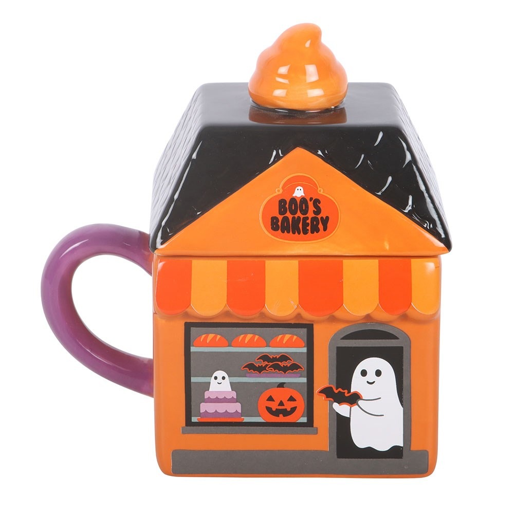 Something Different - Boo's Bakery Lidded Mok/beker - Multicolours